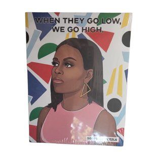 The Found Jigsaw Puzzle - Michelle Obama "When They Go Low We Go High" - 500 pcs
